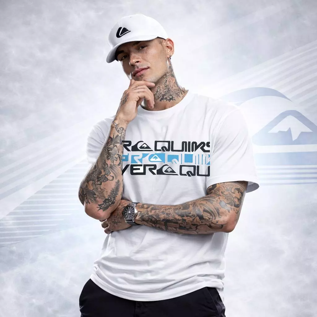 CAMISETA  QUIKSILVER 40.1 ULTRA PREMIUM PENTEADA