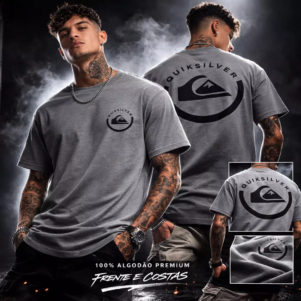 CAMISETA  QUIKSILVER 40.1 ULTRA PREMIUM PENTEADA