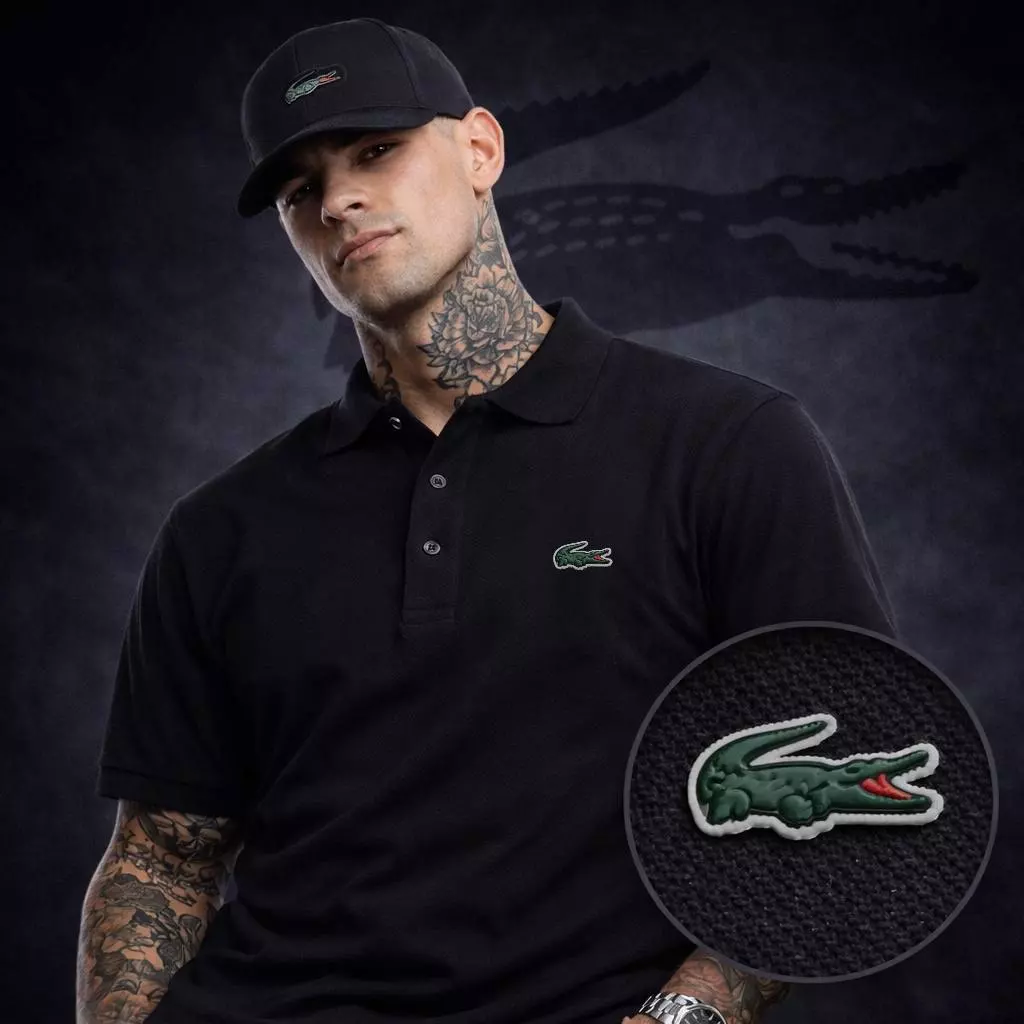 CAMISA POLO LACOSTE PIQUET DUPLA IMPORTADA