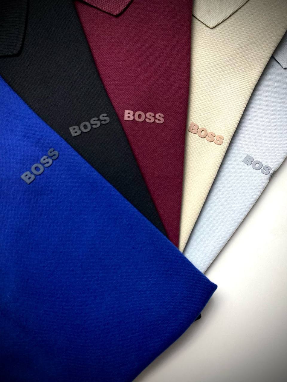 Camisa Polo BOSS Royal com Zíper - Estampa Termogel em Alto Relevo