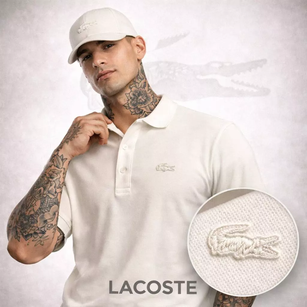 CAMISA POLO LACOSTE PIQUET DUPLA IMPORTADA 
