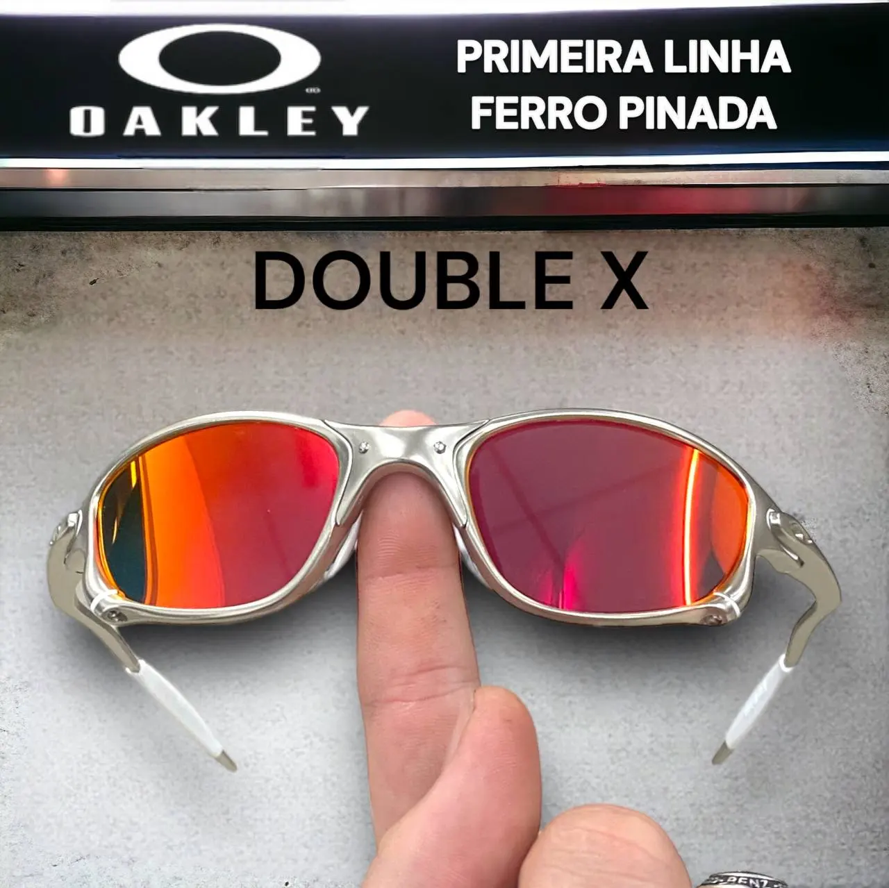 Óculos OAKLEY juliet Double X - Lente Fire - Uniquess - Loja Virtual