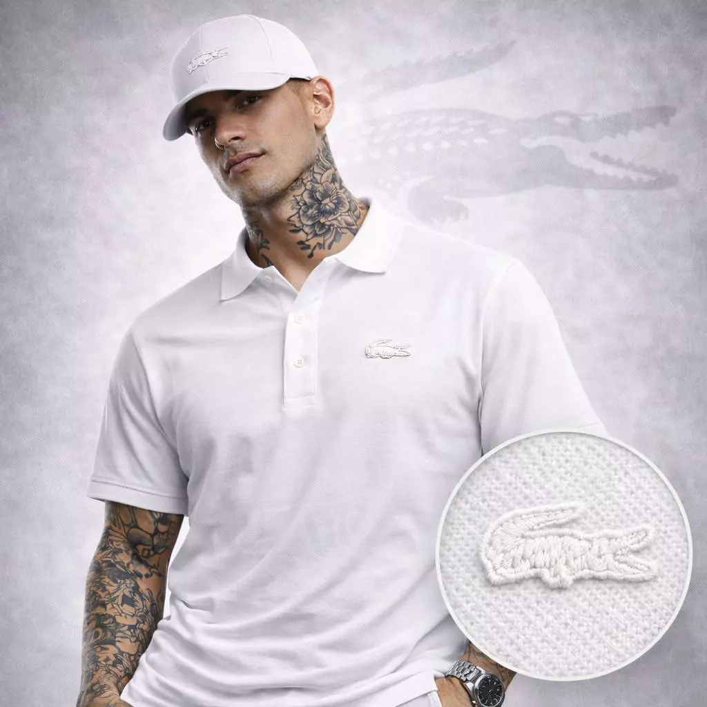 CAMISA POLO LACOSTE PIQUET DUPLA IMPORTADA 