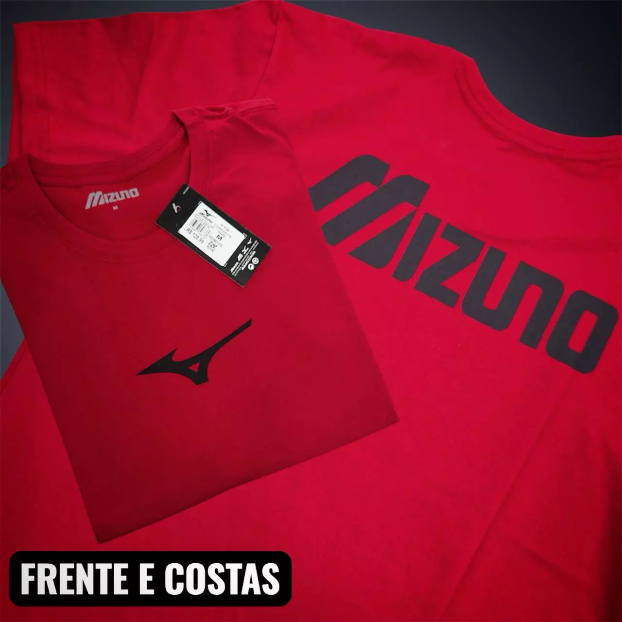 CAMISETA  MIZUNO 40.1 ULTRA PREMIUM PENTEADA (FRENTE E COSTAS) 