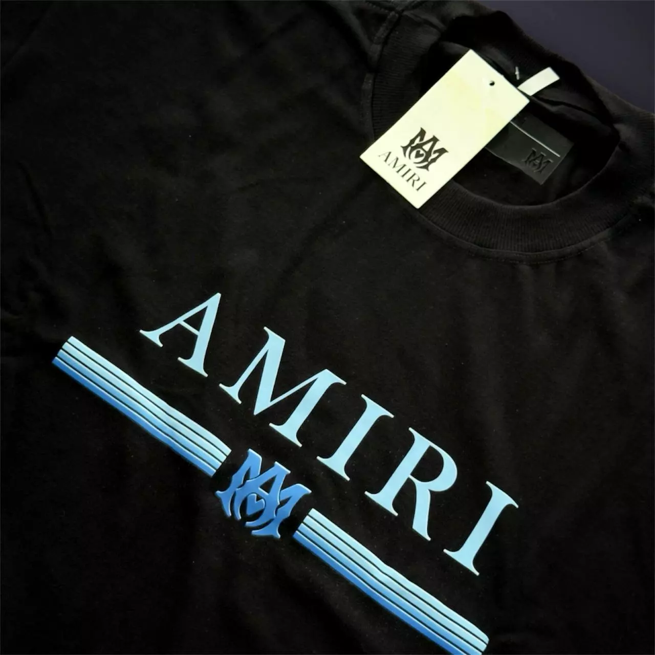 CAMISETA SUEDINE MALHÃO OVERSIZED AMIRI - ATENÇÃO FORMA GRANDE 