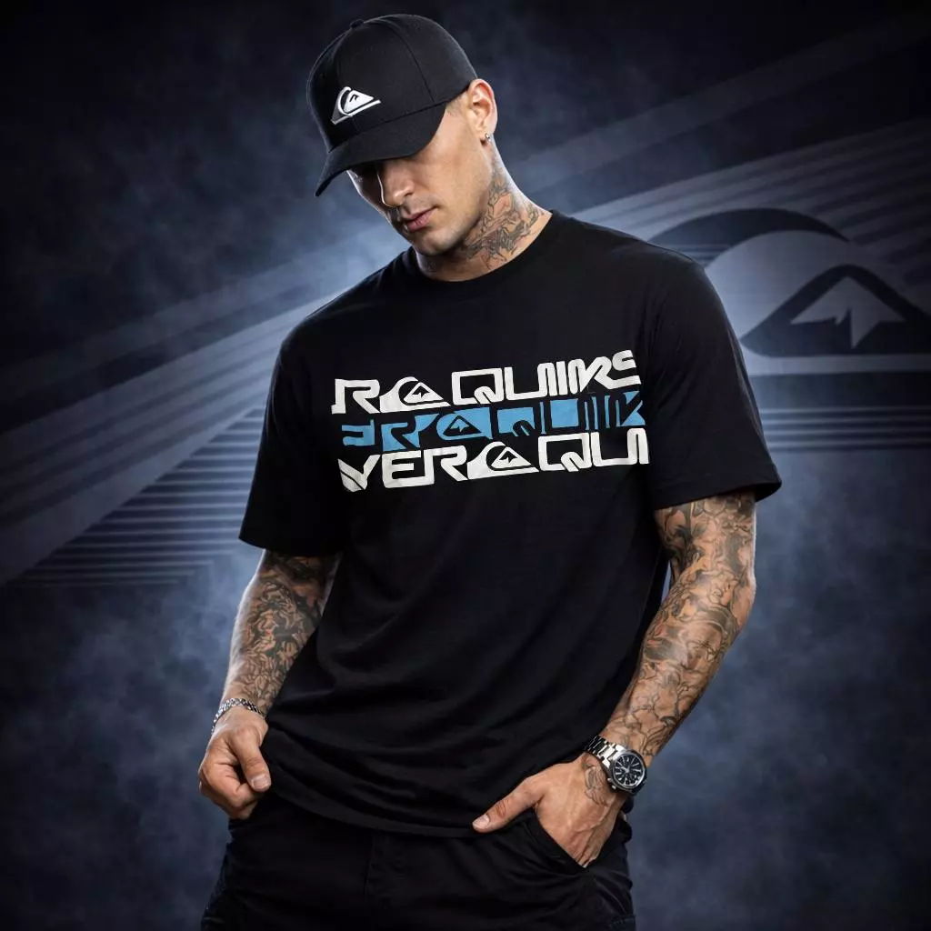 CAMISETA  QUIKSILVER 40.1 ULTRA PREMIUM PENTEADA